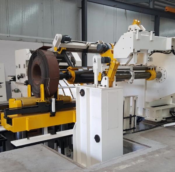 Steel Coil Straightener Uncoiler Combination Decoiler Straightener Feeder For