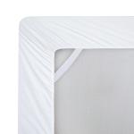 Poly Cotton 300tc Hotel White Embroidered Bed Sheet Quilt Cover Pillowcase Set
