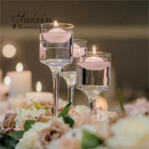 Wholesale Cheap Floating Candles Holder Glass Wedding Decoration Supplies 3pcs/set Candles Holder Small Centerpiece from china suppliers