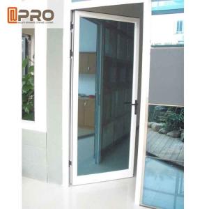 Wholesale Swing Open Style Aluminium Hinged Doors With Ford Blue Reflective Glass wooden hinged door pivot hinges glass door from china suppliers