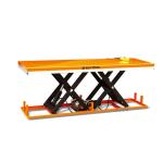 4000lbs 2 Ton Tandem Scissor Lift Table Hydraulic Electric