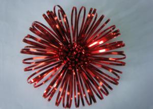 Wholesale 5&quot; Luxury Fancy bows for New Year decoration , hand made PET Firework Bow from china suppliers
