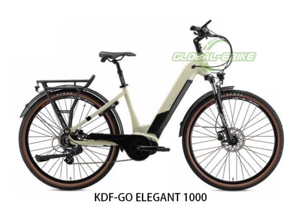 KDF-GO ELEGANT 1000 Long Range Aluminum City Ebike with LCD Display 48V 11.6Ah