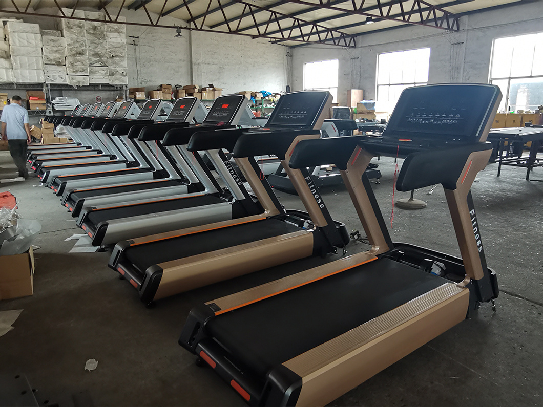 New Style Commercial and Home Buttons and Touch Screens Treadmill Manufacture Factory