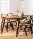 Modern Wood Chair Natural Rattan Solid Wood Folding Chair For Events With And