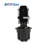 Black Dome Type Fiber Optic Splice Closure Vertical