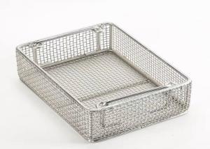 Wholesale 100mm Height AISI 302 Wire Mesh Storage Baskets , Mesh Basket Closet Organizer from china suppliers