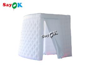 Wholesale Professional Photo Studio Customized White Double Door Inflatable Photo Booth Props For Party Event from china suppliers