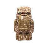 80L Waterproof Black Color Backpack for Camping and Outdoor Sport in 600D