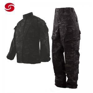 China Airsoft Black Multicam Military Police Uniform Camouflage Special Police Force Shirt on sale