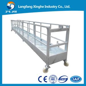 Wholesale zlp800aluminum alloy 380v 2.0kw suspended platform，window cleaning cradle gondola from china suppliers