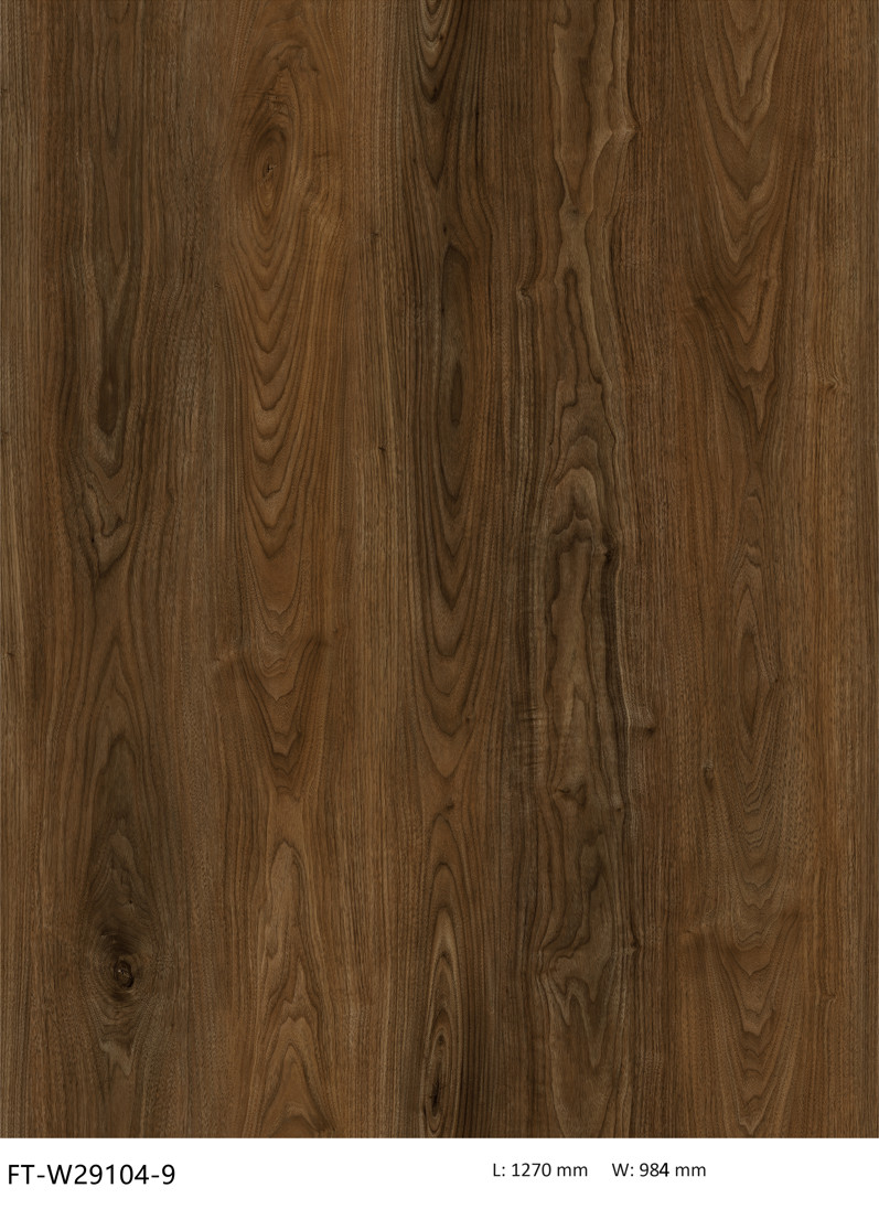 Brown Walnut Stone Composite Waterproof SPC 5mm Click GKBM FT-W29104-9