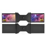 Foldable 1920x1080 230cd/m2 11.6in Triple Screen Laptop Monitor
