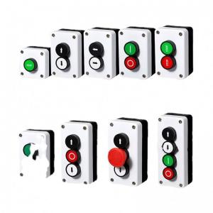 China With arrow symbol start stop self sealing waterproof button switch emergency stop industrial handhold control box on sale