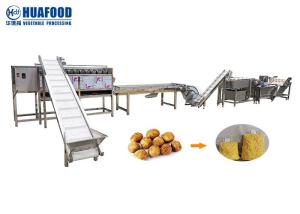 Wholesale Industrial 500KG/H Potato Washing And Peeling Machine Slicing Making Machines from china suppliers