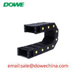 H45x250 Cable Wire Track Cableveyor PA66 Drag Chain For Machine