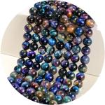 Gender-Neutral Crystal Bead Stone 8mm Tiger Eye Round Beads for Jewelry Making
