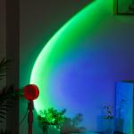 USB Charging 180 Degree Rotation Sunset Rainbow Lamp
