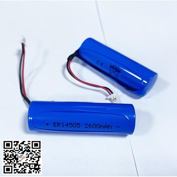 3.6V Industrial Non Rechargeable LiSOCl2 Battery ER14505 2600mAh For Mousetrap