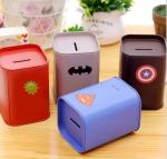 OEM Large Money Saving Tin 4 Color Tin Can Piggy Bank
