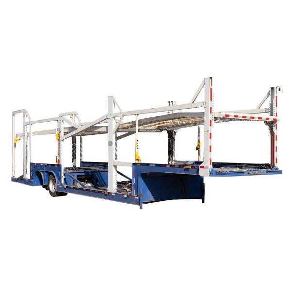 2 Axles Hydraulic Car Hauler Trailer Semi-Truck Carrier with Jost E100 Landing