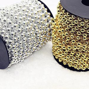 Wholesale 2.4mm Plastic Ball Chain in Customized Colors for Home Decoration from china suppliers