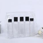 Customized Logo Design Portable Plastic Clear Transparent Makeup Cosmetic Travel