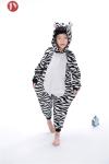 Wholesale Custom Animal Kids Pajamas zebra Girls Onesie For For Christmas