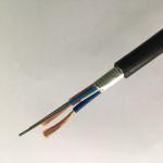 2*1.5mm Copper Wires 12 24 36 Cores Hybrid Fiber Cable