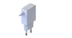 White Color 5v AC DC Power USB Adapter Universal Phone Charger Wall Mounted