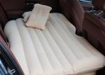 Grey Color 135 * 85 * 45CM Inflatable Car Bed PVC Folding Air Bed Material