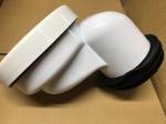PP Material Toilet 100mm Offset Pan Connector , Toilet Pipe Fittings Without