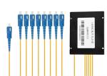 Single Mode 1x8 Plc Fiber Optic Cable Splitter , Best Optical Splitter LSZH