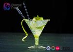 Plastic Fluted Champagne Glasses 5 OZ PS Disposable Plastic Cup