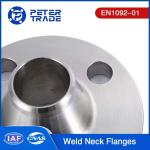 Carbon Steel Weld Neck Flanges PN 25 ASTM A105 EN1092-01 4 Inch WNRF Flanges