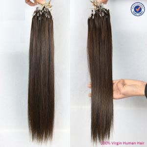 Wholesale Micro Loop Hair Extensions , 100% Human Clip In Natural Hair Extensions from china suppliers