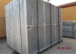 Hot dipped galvanized 6'x12' construction chain link fence panels tubing 48mm 1⅞