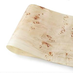 Wholesale Natural Mappa Burl Wood Veneer 0.6mm Thickness With Phenolic Glue from china suppliers