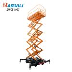 Mobile scissor tables hydraulic electric 500kg 9m indoor scissor lift platform