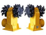 Excavator Attachments Horizontal Ripper Hydraulic Trenching Drum Cutter
