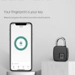 Waterproof Safety Smart Fingerprint Padlock Mini Digital Electronic Tuya Smart