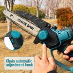 Battery Chain Saw Portable Wood Cutting Machine Mini Electric Chainsaw