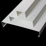 Powder Coated U15, U85, U135 Aluminum Strip Suspension Ceiling For Shopping Mall