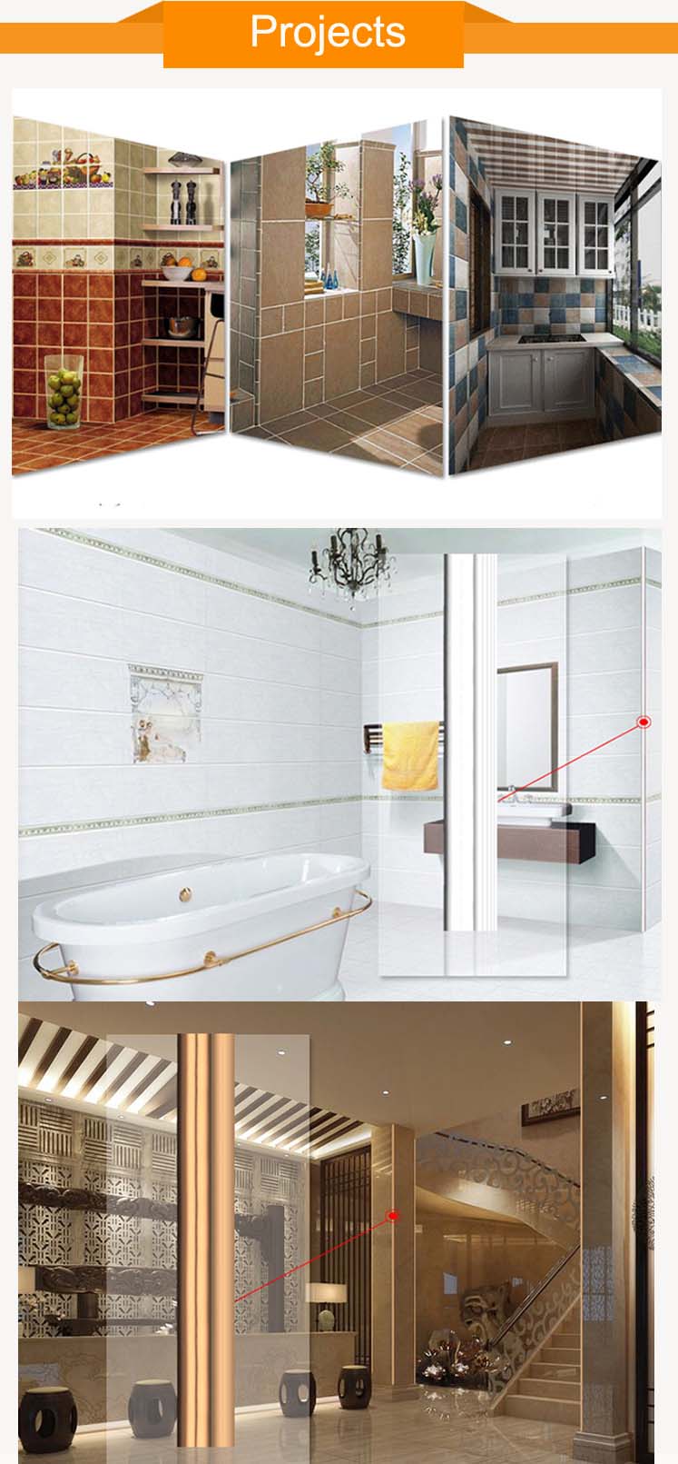 Aluminium External Corner Tile Trim Installation