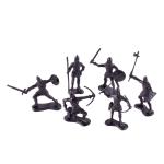 Medieval soldier warrior mini figure war horse minion castle knight model