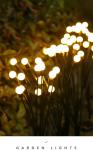 Solar Powered Outdoor Lights 2V 80mA Swaying Solar Garden Firefly Lights Firefly