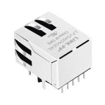 LPJG4934GENL 2.5G Base-T Tab Down Green&Yellow Led Single Port RJ45 Female