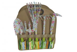 China Garden Tools sets Lady's hobbies items5 shovels forks rakes hoe with bag print flowers on sale