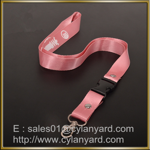 Personalized nylon lanyard with logo print