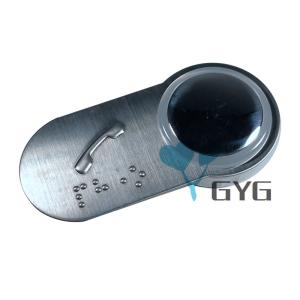 China DC12V/24V MECHANICAL ELEVATOR CALL BUTTON PANEL WITH BRAILLE 30.5mm on sale